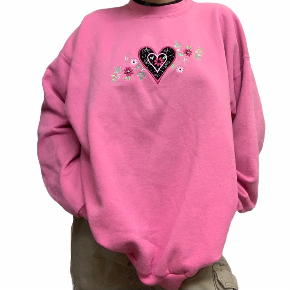 vintage top stitch crewneck